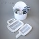 Cleanly Gift Basket - White