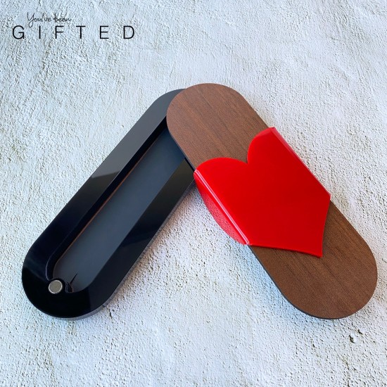 Gifted Wood heart Box 