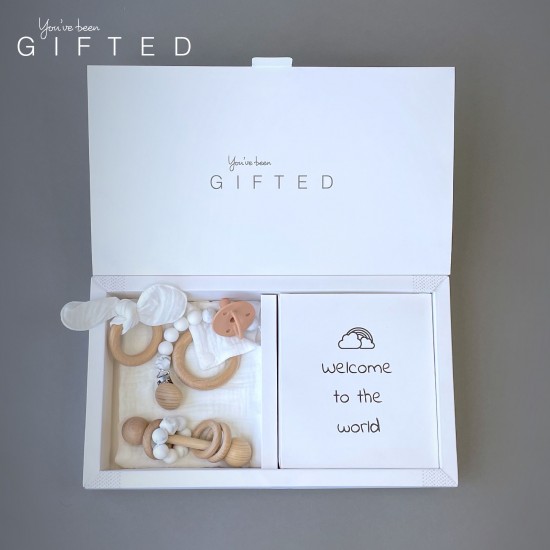 Gifted Newborn Gift with Gold