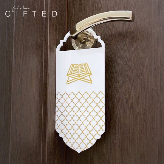 Gifted Praying Door Hanger - White 