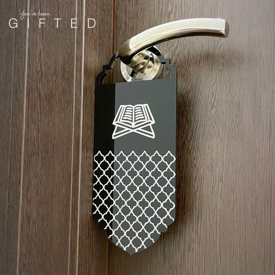 Gifted Praying Door Hanger - Black 