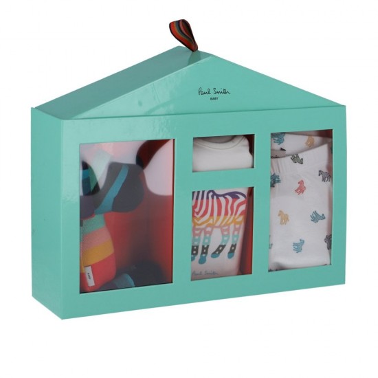 PAUL SMITH JUNIOR BABY OUTFIT & TOY GIFT SET